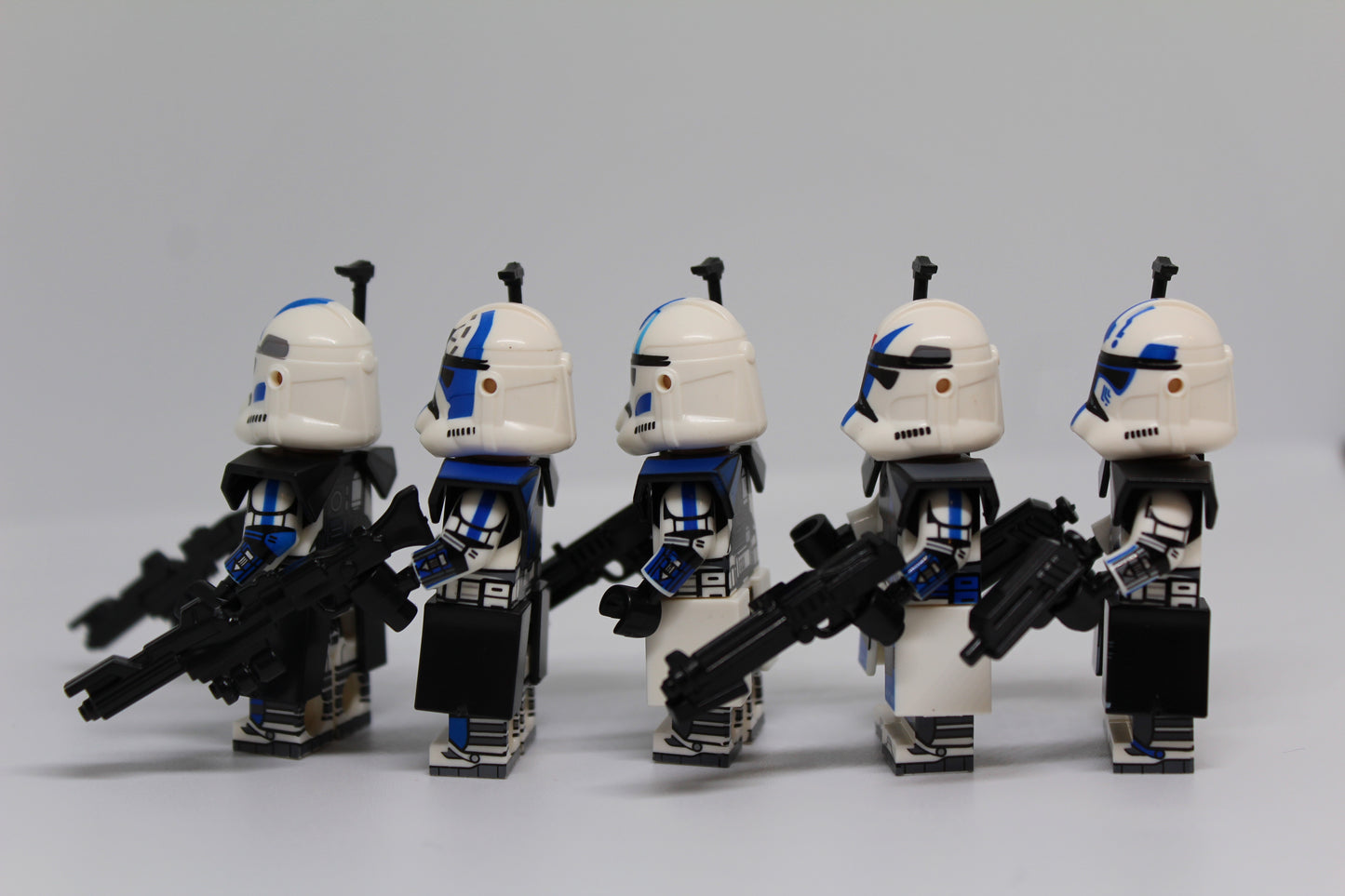 501st Clone Commander Battle Pack- 5 Clone Troopers- Clone Wars Fives Jesse
