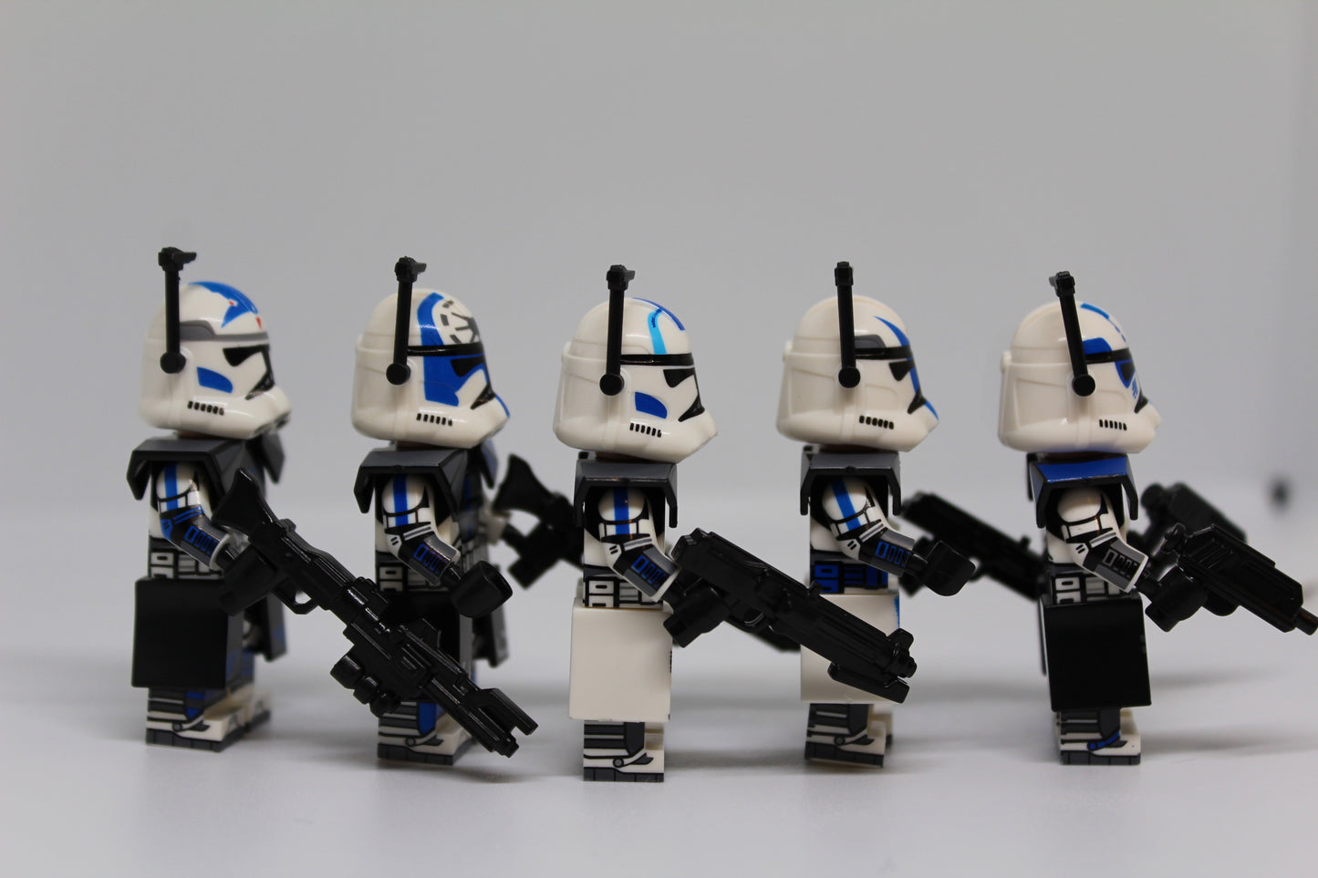 501st Clone Commander Battle Pack- 5 Clone Troopers- Clone Wars Fives Jesse