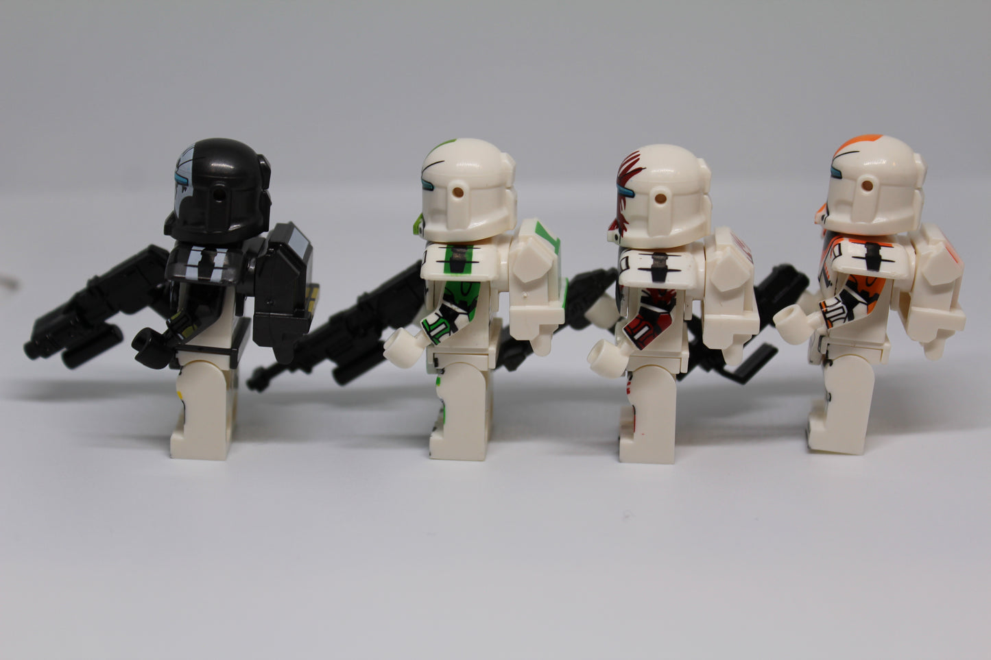 Delta Squad Clone Commando Battle Pack- Custom Clone Wars- Sev Scorch Boss Fixer