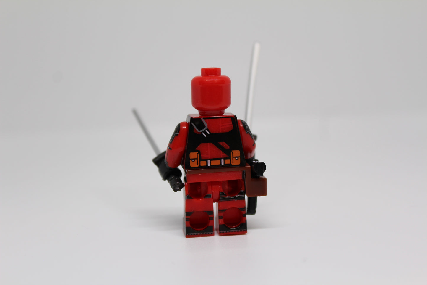 Deadpool CUSTOM Minifigure- 6866- 76178- New Polybag