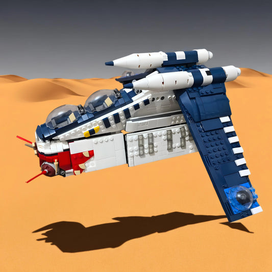 MOC 501st Republic Gunship – Custom Clone Wars Building Block Set